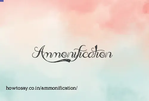Ammonification