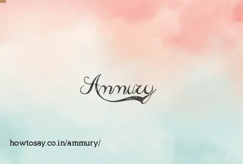 Ammury