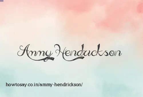 Ammy Hendrickson