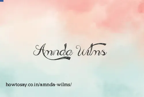 Amnda Wilms