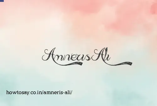 Amneris Ali