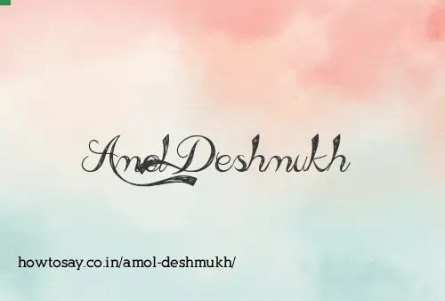 Amol Deshmukh