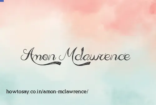 Amon Mclawrence