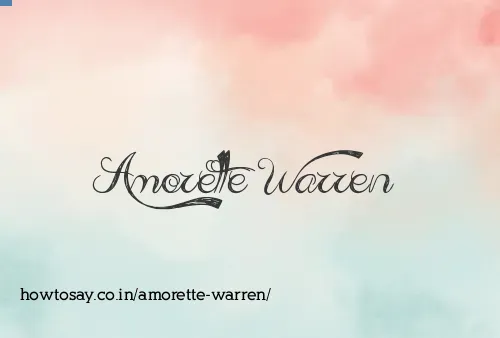 Amorette Warren