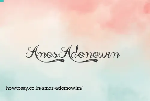 Amos Adomowim