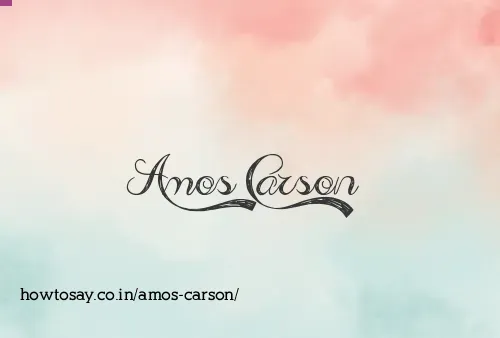 Amos Carson