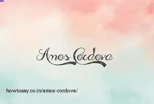 Amos Cordova