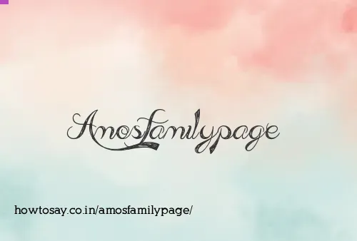 Amosfamilypage