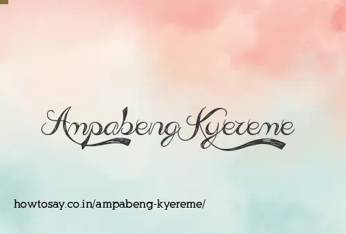 Ampabeng Kyereme
