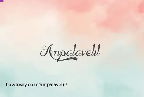 Ampalavelil