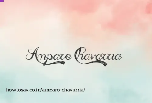 Amparo Chavarria
