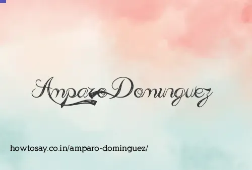 Amparo Dominguez