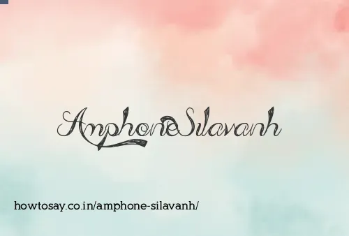 Amphone Silavanh