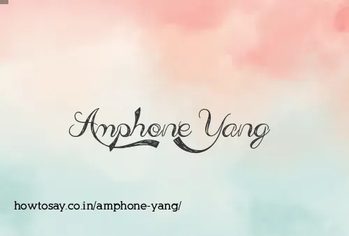 Amphone Yang