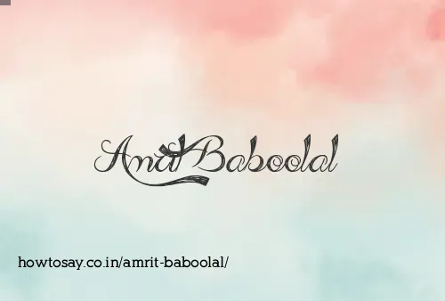 Amrit Baboolal