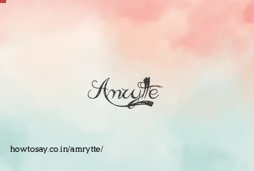 Amrytte