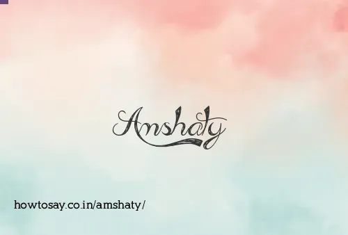 Amshaty