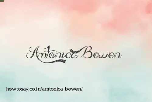 Amtonica Bowen