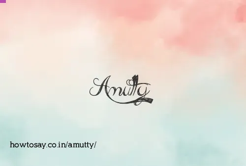 Amutty