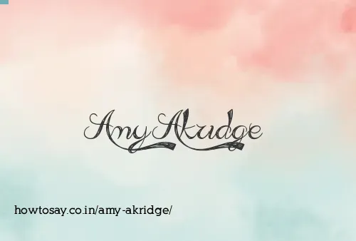 Amy Akridge
