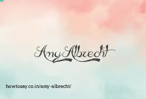 Amy Albrecht