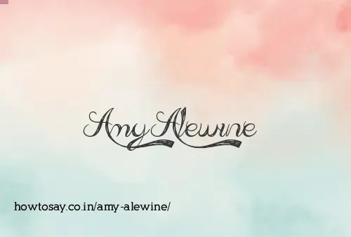Amy Alewine