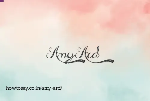Amy Ard