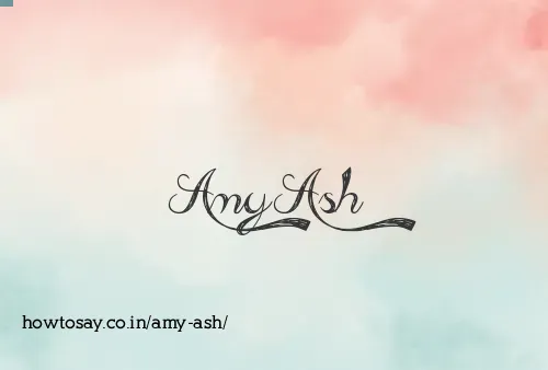 Amy Ash