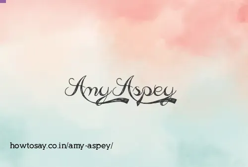 Amy Aspey