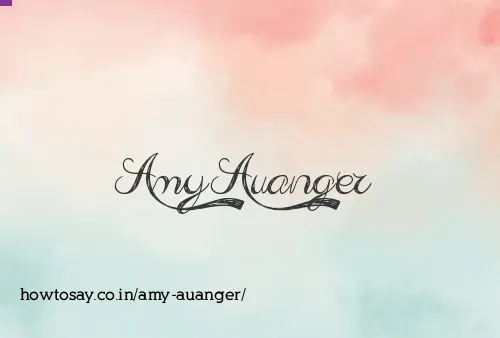 Amy Auanger