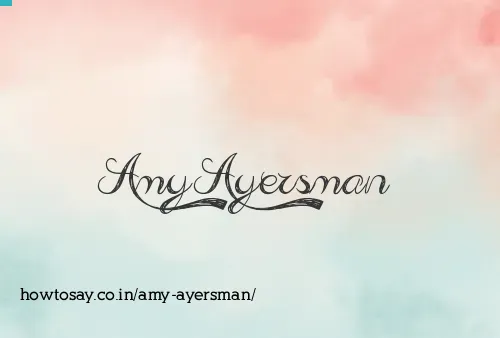 Amy Ayersman