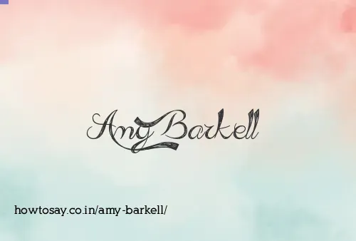 Amy Barkell