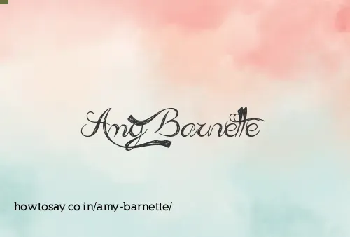 Amy Barnette