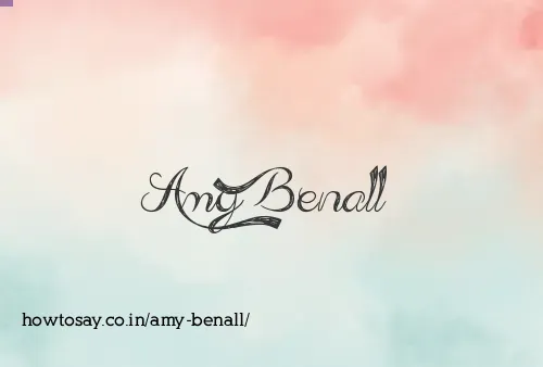 Amy Benall