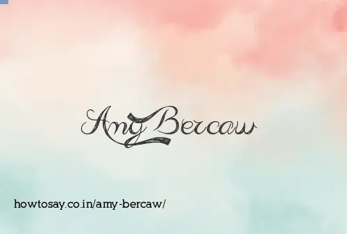 Amy Bercaw