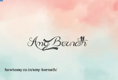 Amy Bernath