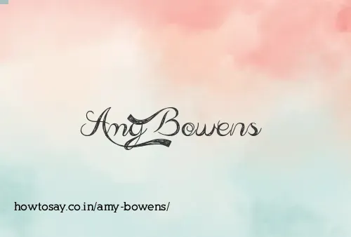 Amy Bowens