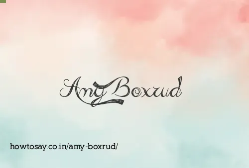 Amy Boxrud