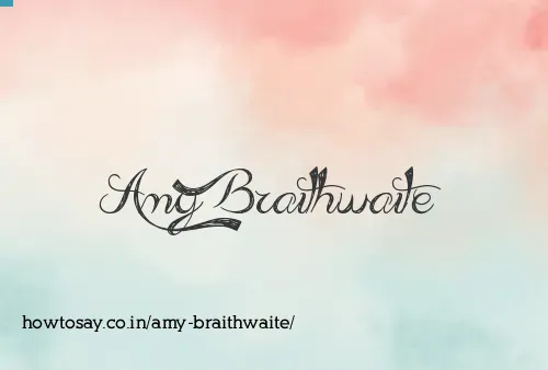 Amy Braithwaite