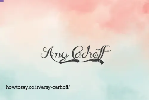 Amy Carhoff