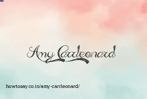 Amy Carrleonard