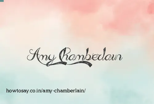 Amy Chamberlain