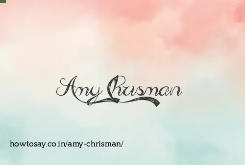 Amy Chrisman