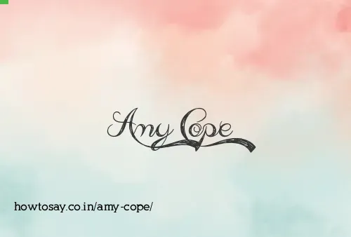 Amy Cope