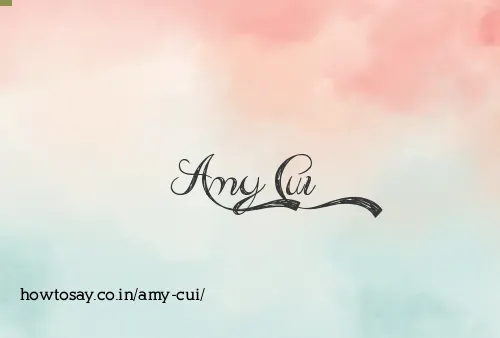 Amy Cui