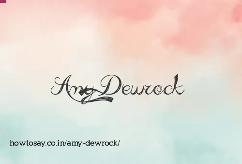 Amy Dewrock