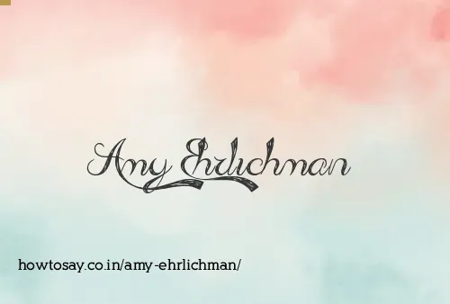 Amy Ehrlichman