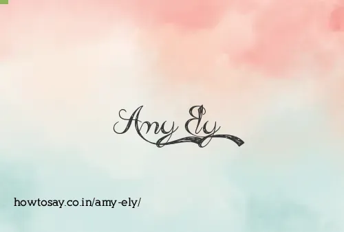 Amy Ely