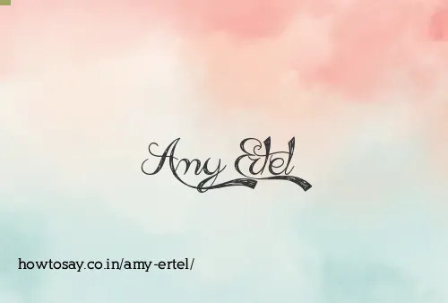 Amy Ertel