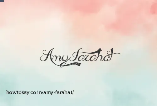 Amy Farahat